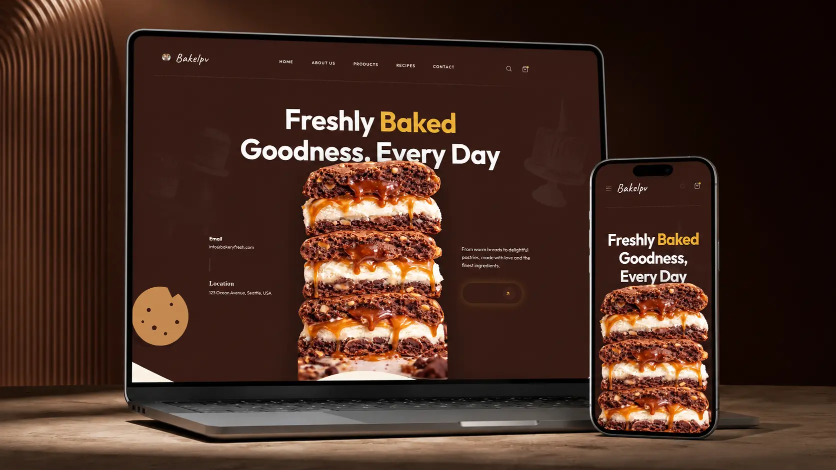 Bakelpv — Artisan Bakery Storefront