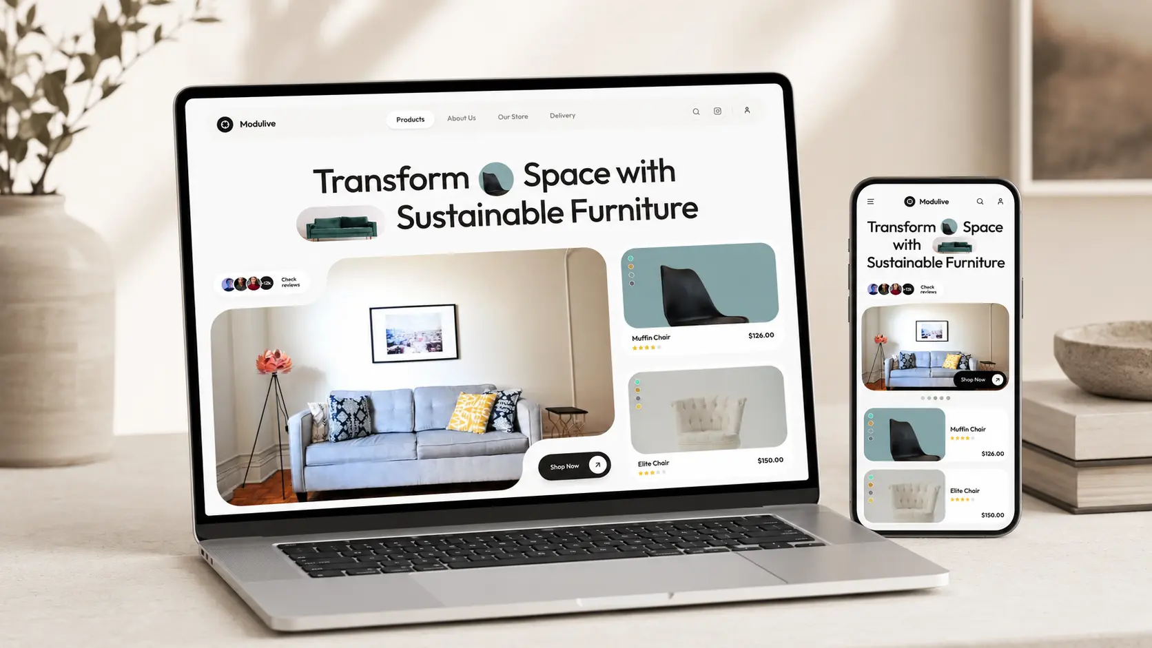 Modulive — Sustainable Furniture Store